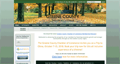 Desktop Screenshot of greenecountychamber.com